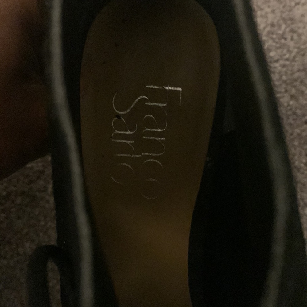 Black peeptoe heels - Picture 3 of 8